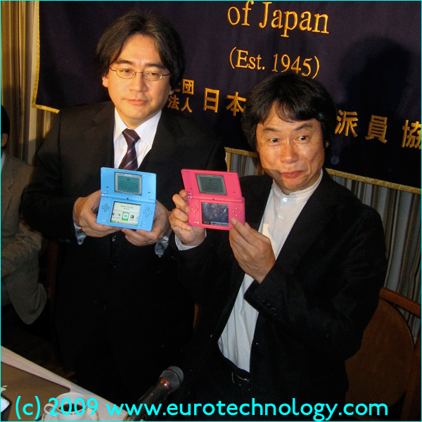Nintendo’s CEO Satoru Iwata and Games Developer Superstar Shigeru Miyamoto